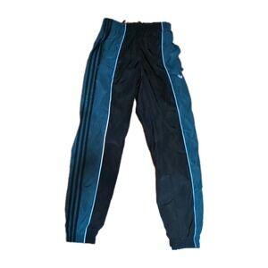 Adidas Rekive Track Pants Mens Sz M Retro Running Casual Joggers Teal Black